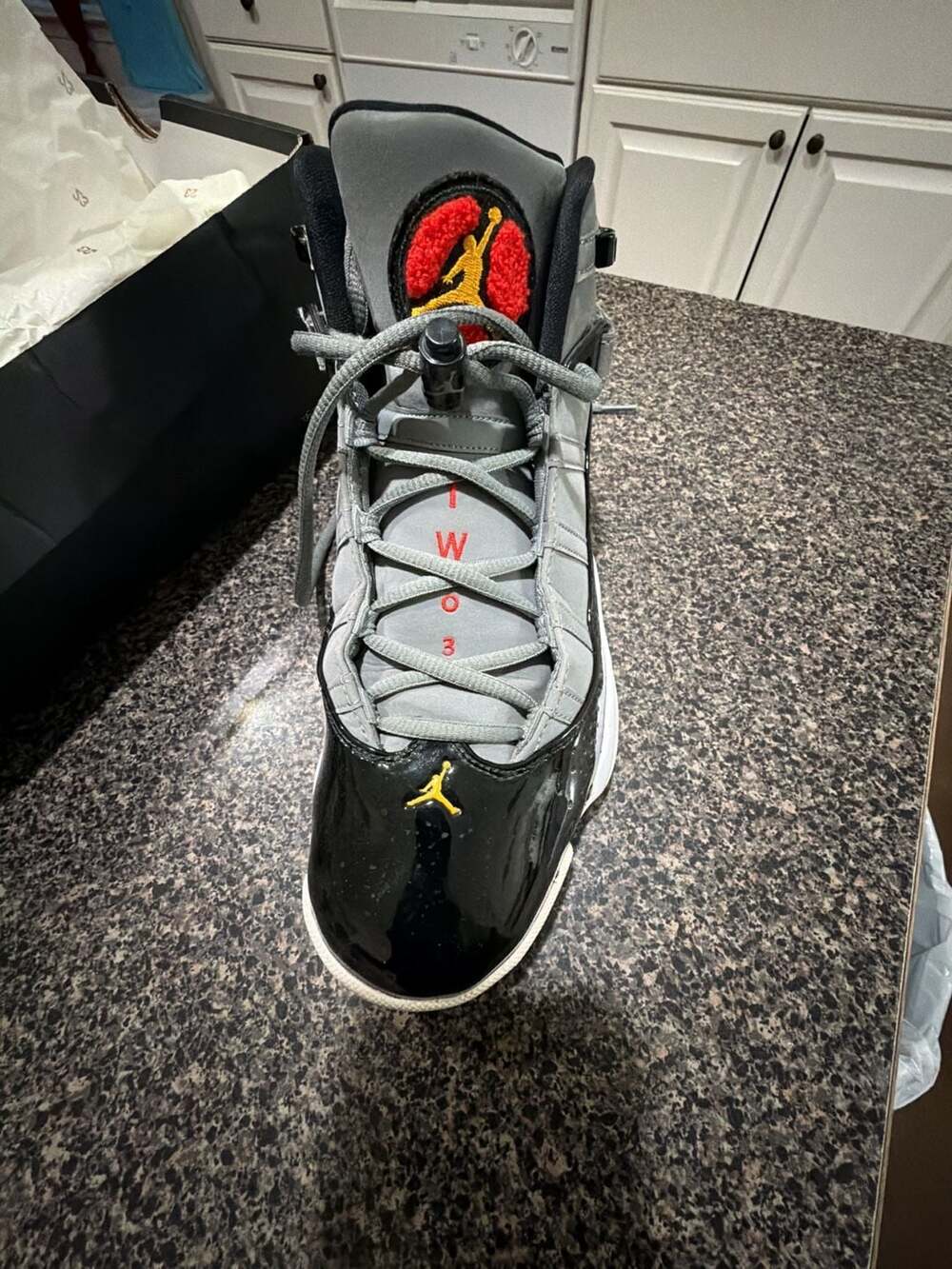 Jordan 6 Rings 'Light Graphite' Sneakers